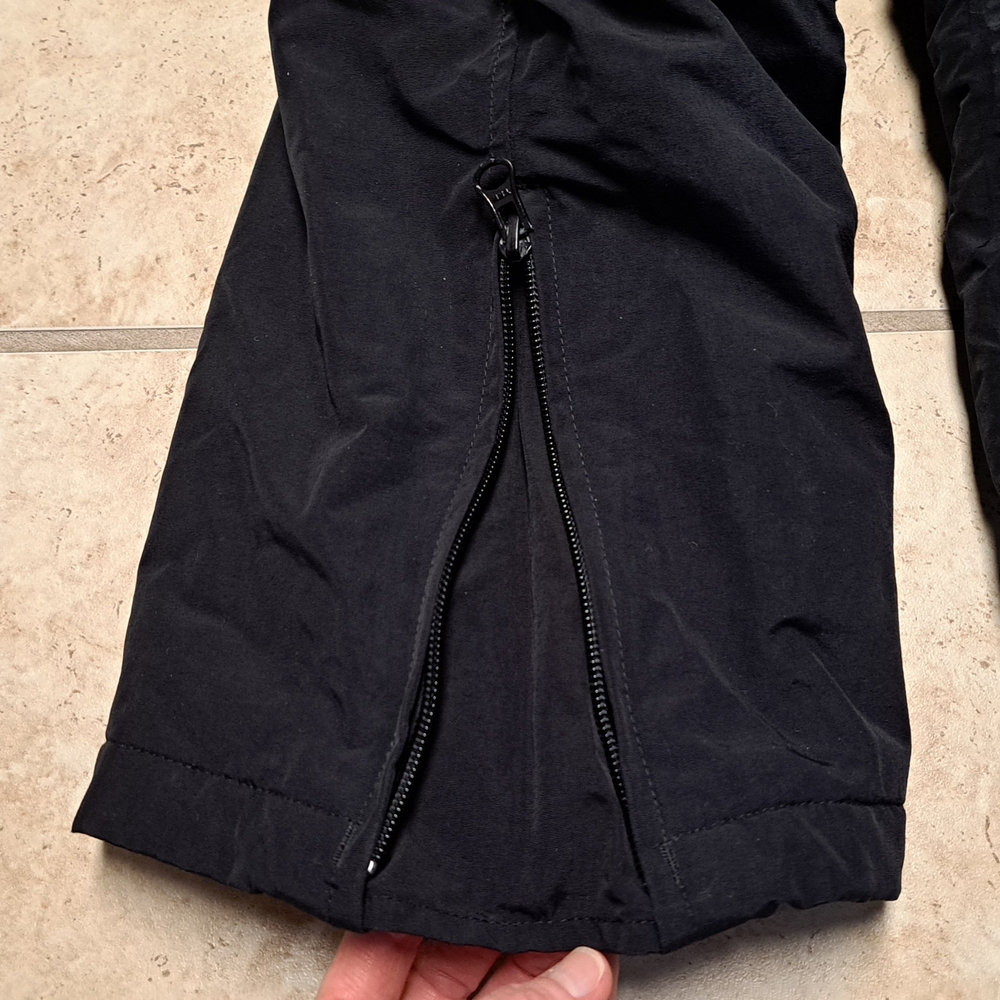 Lands' End Black Snow Bib Pants EUC Size 8 - Picture 14 of 16